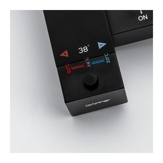 Набор для гигиенического душа с термостатом Gappo G7207-60, черный - 5 Набор для гигиенического душа с термостатом Gappo G7207-60, черный фото 5