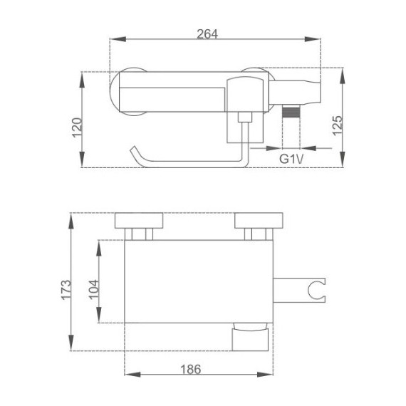 Набор для гигиенического душа Gappo G7296, белый/хром - 11 Набор для гигиенического душа Gappo G7296, белый/хром фото 11