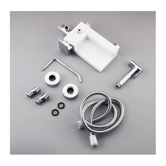 Набор для гигиенического душа Gappo G7296, белый/хром - 10 Набор для гигиенического душа Gappo G7296, белый/хром фото 10