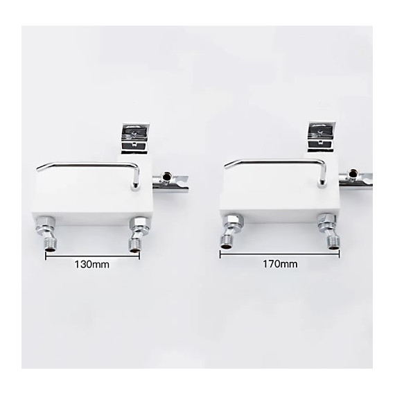 Набор для гигиенического душа Gappo G7296, белый/хром - 8 Набор для гигиенического душа Gappo G7296, белый/хром фото 8