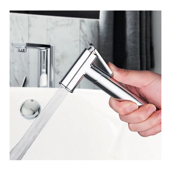 Набор для гигиенического душа Gappo G7296, белый/хром - 4 Набор для гигиенического душа Gappo G7296, белый/хром фото 4