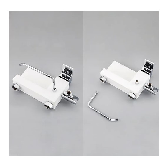 Набор для гигиенического душа Gappo G7296, белый/хром - 7 Набор для гигиенического душа Gappo G7296, белый/хром фото 7