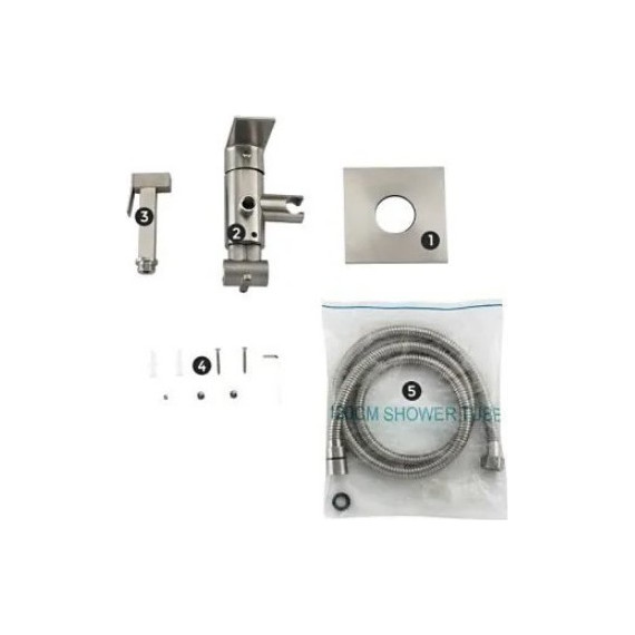 Набор для гигиенического душа Gappo G7299-20, сатин - 8 Набор для гигиенического душа Gappo G7299-20, сатин фото 8