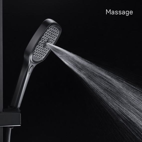 Ручной душ Iddis Slide SLI3F0Bi18, чёрный матовый фото 7