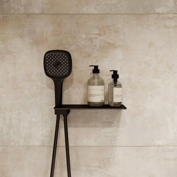 Шланговое подсоединение с полкой и держателем Iddis Slide SLIAB00i62, чёрный фото 2