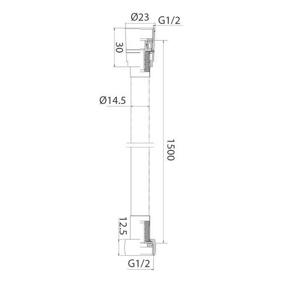 Душевой шланг Iddis Shower hose 1500 мм A50711 1.5 фото 7