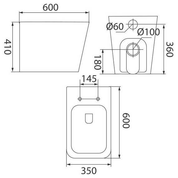 Унитаз приставной безободковый Iddis Bild BILRDSEi26 с тонкой крышкой микролифт фото 11