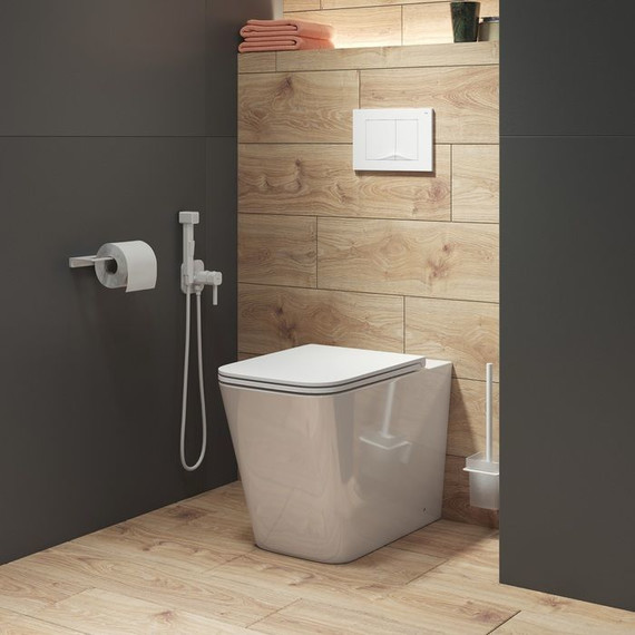 Унитаз приставной безободковый Iddis Bild BILRDSEi26 с тонкой крышкой микролифт фото 8