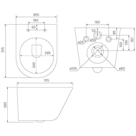 Унитаз подвесной безободковый Iddis Calipso CALR3BMi25 с крышкой микролифт, Цвет производителя: чёрный матовый - 10 Унитаз подвесной безободковый Iddis Calipso CALR3BMi25 с крышкой микролифт, Цвет производителя: чёрный матовый фото 10