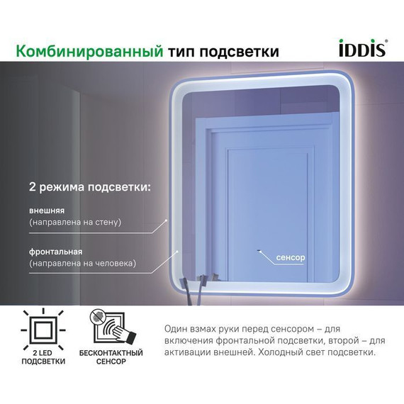 Зеркало Iddis Esper 60 см ESP6000i98 - 5 Зеркало Iddis Esper 60 см ESP6000i98 фото 5