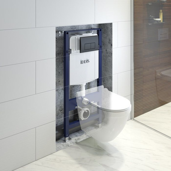 Инсталляция для унитаза Iddis Optima home OPH00MBi32K (кнопка чёрная) - 4 Инсталляция для унитаза Iddis Optima home OPH00MBi32K (кнопка чёрная) фото 4