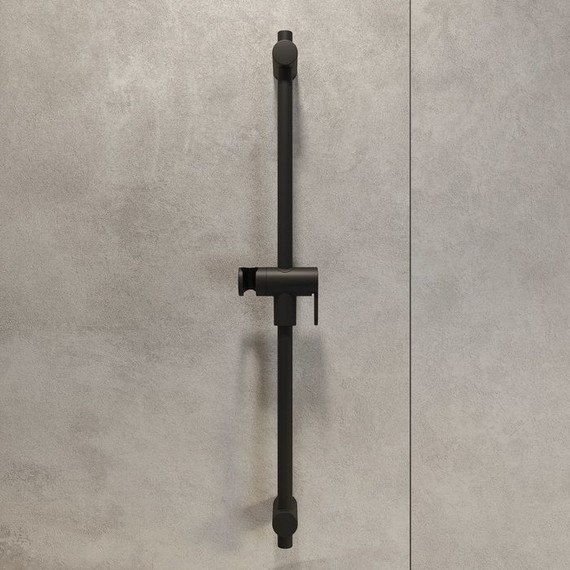 Душевая штанга Iddis Ray 70 см RAY70B0i17, чёрный матовый фото 4