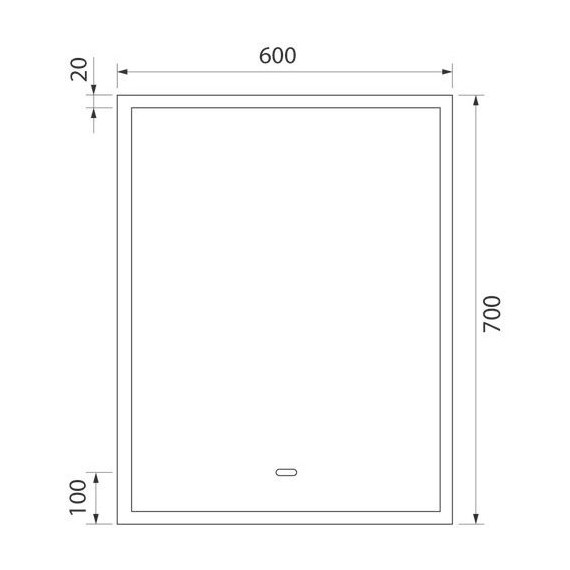 Зеркало Iddis Slide 60 см SLI6000i98 - 6 Зеркало Iddis Slide 60 см SLI6000i98 фото 6