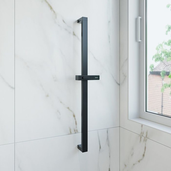 Душевая штанга Iddis Slide 70 см SLI70BLi17, чёрный матовый фото 2