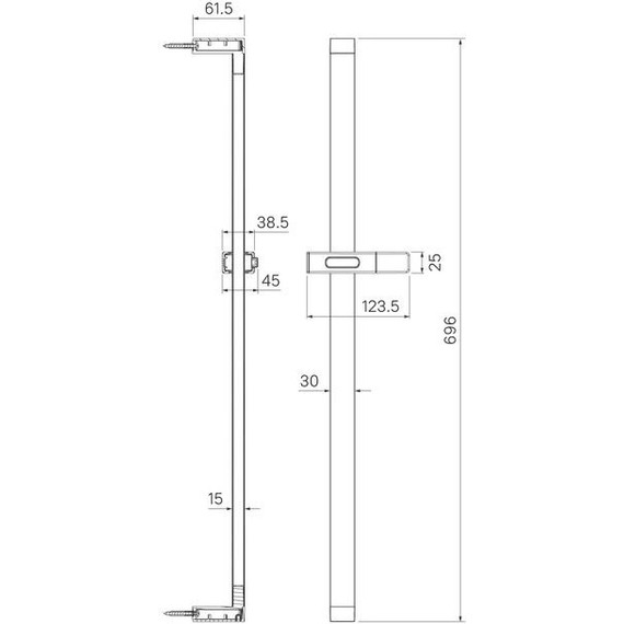 Душевая штанга Iddis Slide 70 см SLI70CLi17 фото 4