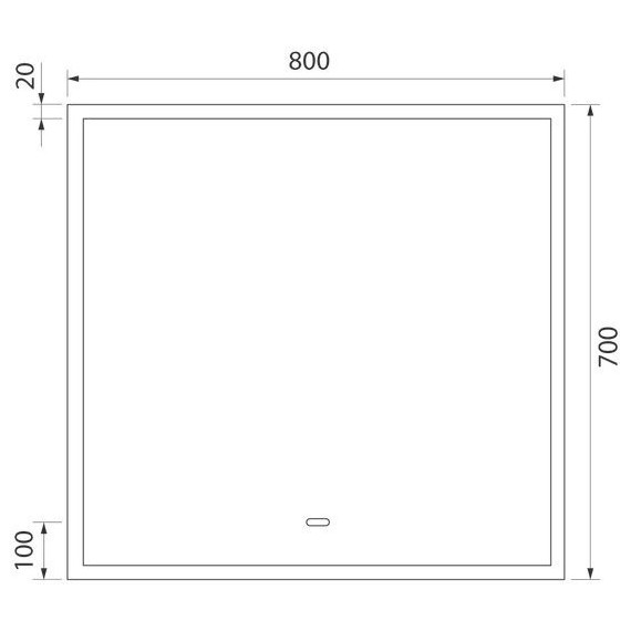 Зеркало Iddis Slide 80 см SLI8000i98 - 6 Зеркало Iddis Slide 80 см SLI8000i98 фото 6