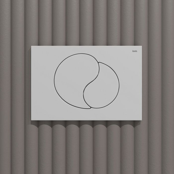 Кнопка смыва Iddis Unifix UNI02MWi77, белый матовый фото 3