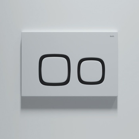 Кнопка смыва Iddis Unifix UNI04WBi77, белый матовый фото 3