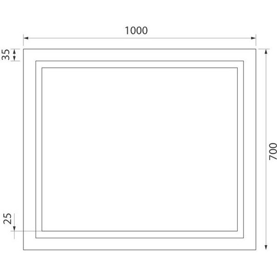 Зеркало Iddis Zodiac 100 см ZOD1000i98 фото 6