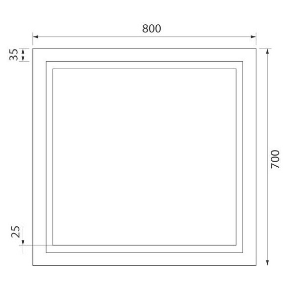 Зеркало Iddis Zodiac 80 см ZOD80T0i98 фото 6