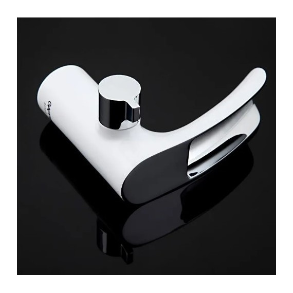 Смеситель для ванны Gappo G1148-8, белый/хром - 5 Смеситель для ванны Gappo G1148-8, белый/хром фото 5