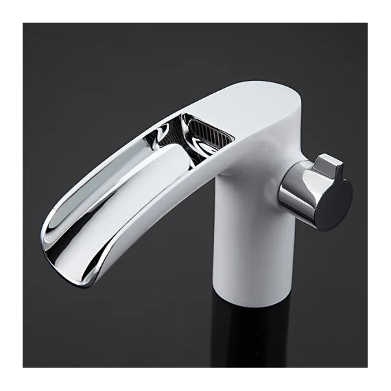 Смеситель для ванны Gappo G1148-8, белый/хром - 6 Смеситель для ванны Gappo G1148-8, белый/хром фото 6