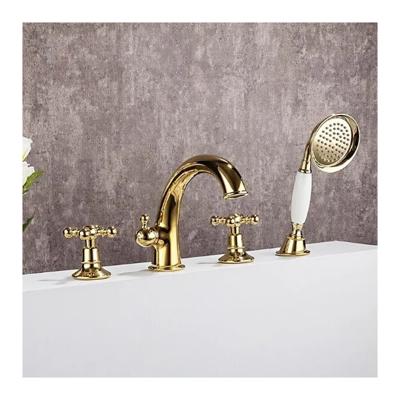 Смеситель для ванны Gappo G1189-4, бронза - 2 Смеситель для ванны Gappo G1189-4, бронза фото 2