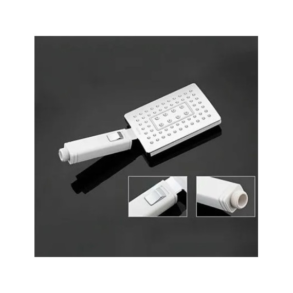 Смеситель для ванны с душевым гарнитуром Gappo Jacob G2207-7, белый/хром - 8 Смеситель для ванны с душевым гарнитуром Gappo Jacob G2207-7, белый/хром фото 8