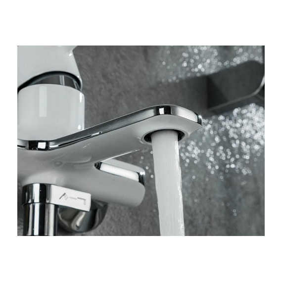 Смеситель для ванны с душевым гарнитуром Gappo G3203-8, белый/хром фото 3