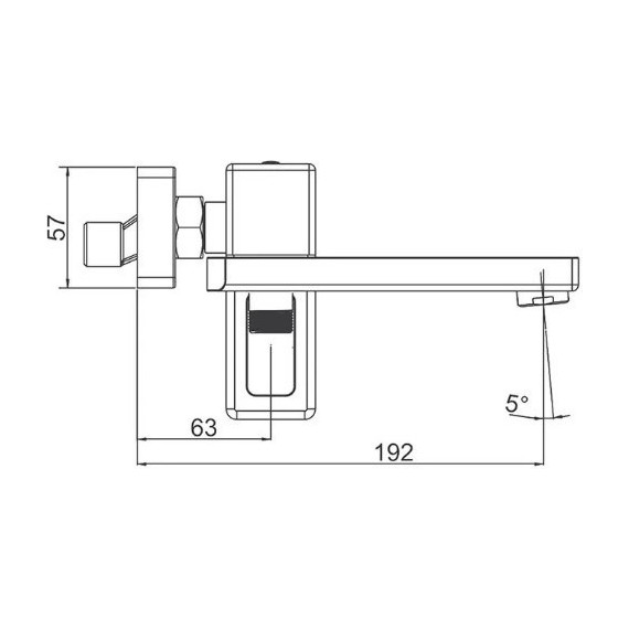 Смеситель для ванны с гарнитуром Gappo G3217-6, черный фото 10