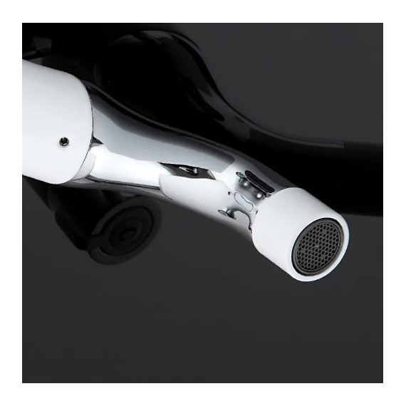 Смеситель для ванны с душевым гарнитуром Gappo Stella G3249, белый/хром фото 9