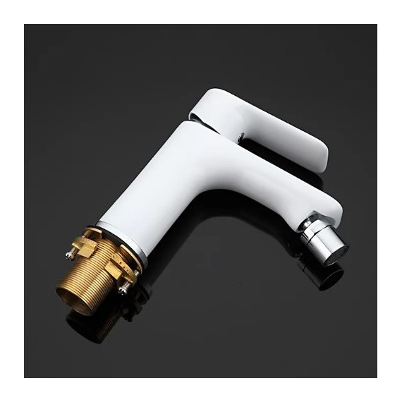 Смеситель для биде Gappo G5048, белый/хром фото 4