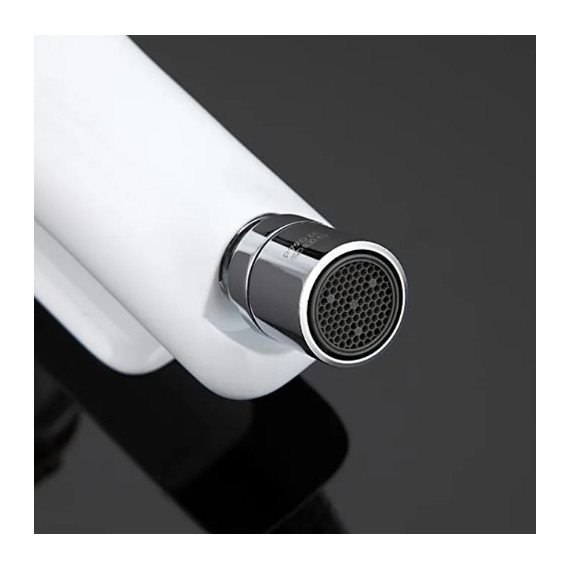 Смеситель для биде Gappo G5048, белый/хром фото 7