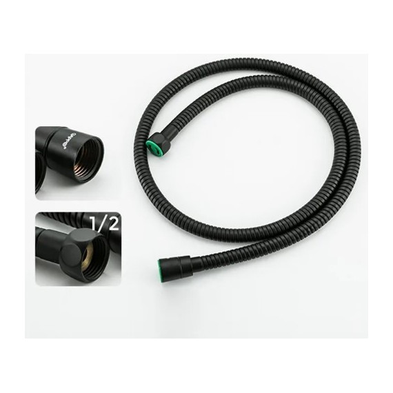 Набор для гигиенического душа Gappo G7217-6, черный - 5 Набор для гигиенического душа Gappo G7217-6, черный фото 5