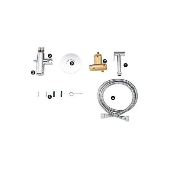 Набор для гигиенического душа Gappo G7288 - 9 Набор для гигиенического душа Gappo G7288 фото 9