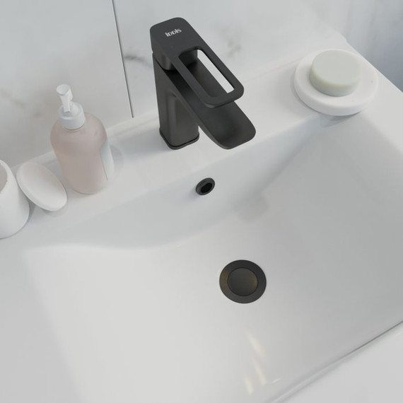 Донный клапан Iddis Slide SLIB000i88 (универсальный) чёрный - 2 Донный клапан Iddis Slide SLIB000i88 (универсальный) чёрный фото 2