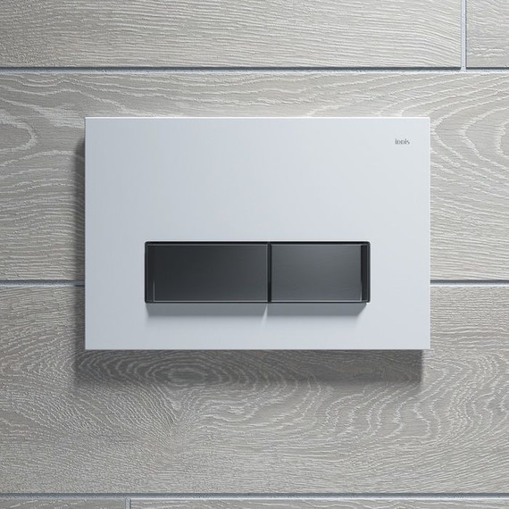 Кнопка смыва Iddis Uniglass UNG02WCi77, белое стекло фото 3