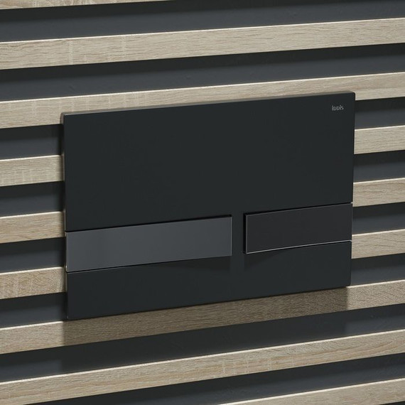 Кнопка смыва Iddis Unifix UNI06BCi77, чёрный матовый фото 4