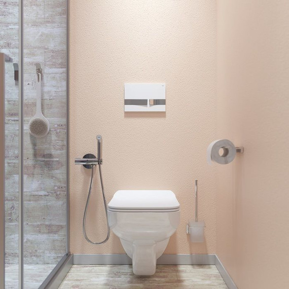 Кнопка смыва Iddis Unifix UNI06WCi77, белый матовый фото 2