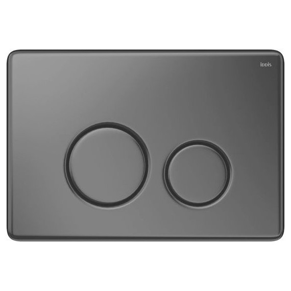Кнопка смыва Iddis Unisteel UNS01MBi77, чёрный фото 