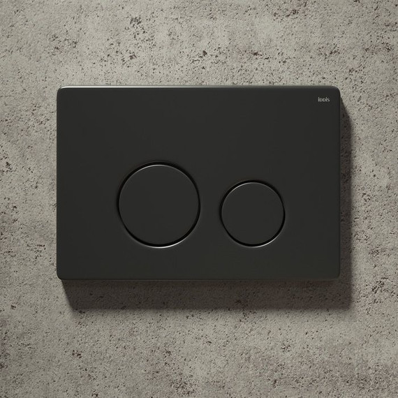 Кнопка смыва Iddis Unisteel UNS01MBi77, чёрный фото 3
