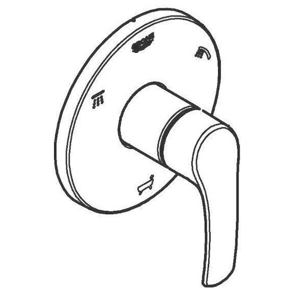 Смеситель для ванны Grohe Eurosmart 19972002 фото 3