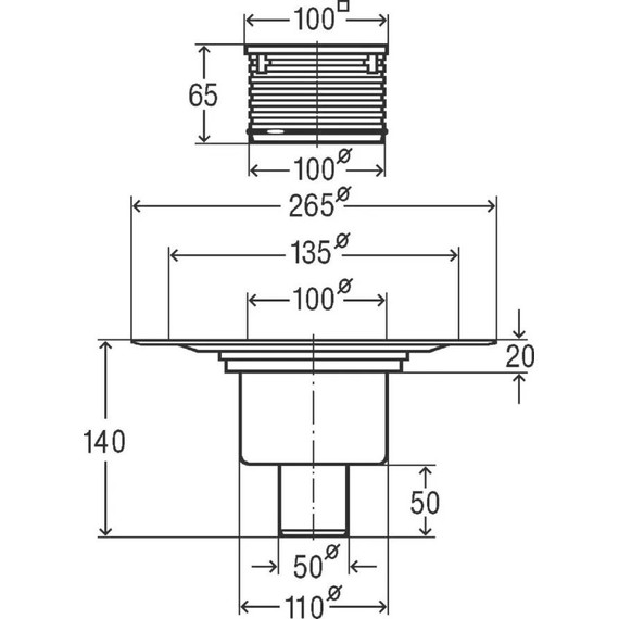 Сливной трап Viega Advantix 100x100 мм 556914 фото 4
