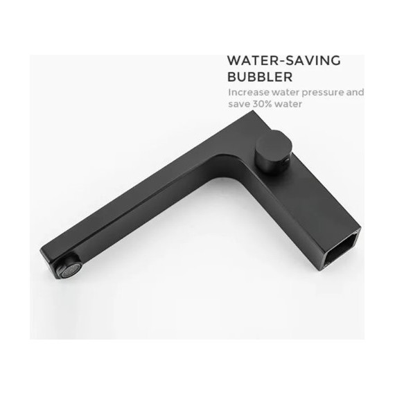 Смеситель для ванны Gappo G1117-6, черный фото 4