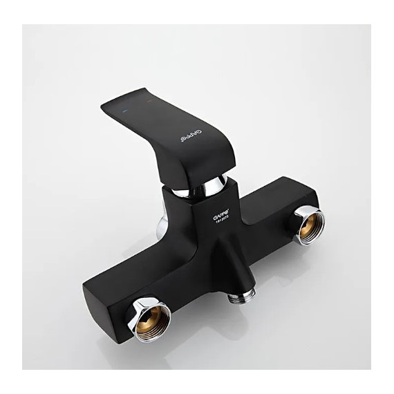 Смеситель для ванны с душевым гарнитуром Gappo Aventador G2250, черный/хром фото 6