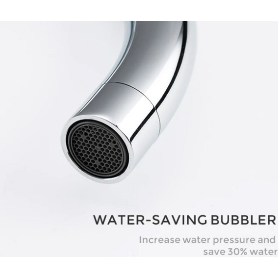 Смеситель для кухни Gappo G4003-8, белый/хром фото 4