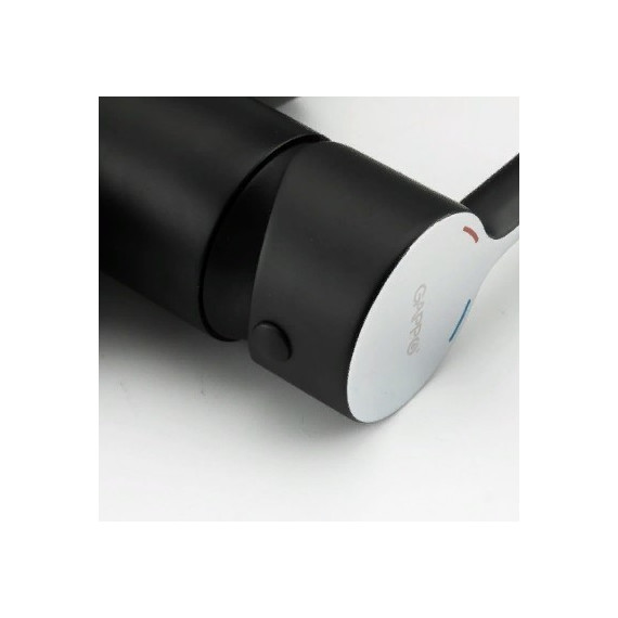 Смеситель для кухни Gappo G4303-6, черный/хром фото 4