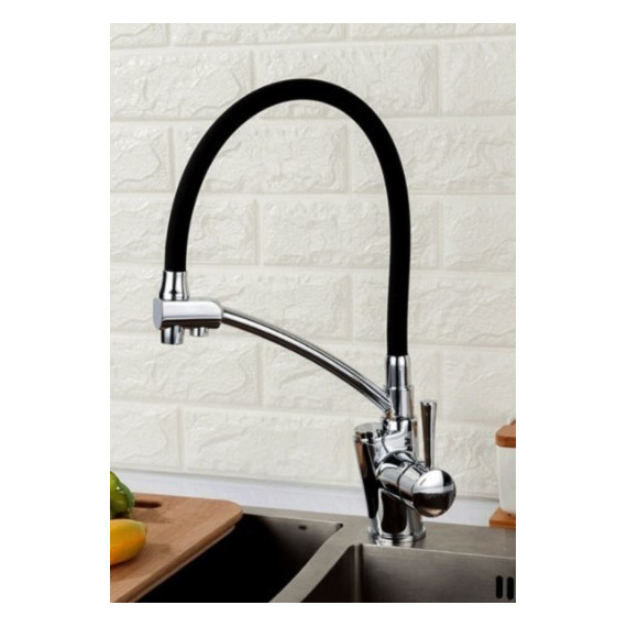 Смеситель для кухни Gappo G4398-11, черный/хром - 2 Смеситель для кухни Gappo G4398-11, черный/хром фото 2