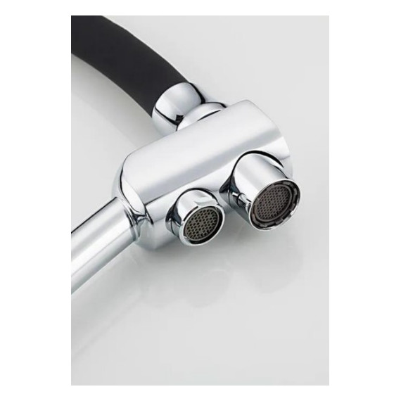 Смеситель для кухни Gappo G4398-11, черный/хром - 4 Смеситель для кухни Gappo G4398-11, черный/хром фото 4