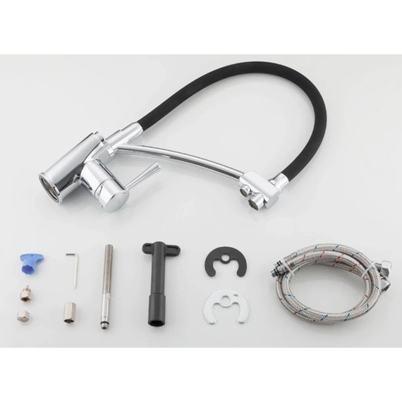 Смеситель для кухни Gappo G4398-11, черный/хром - 6 Смеситель для кухни Gappo G4398-11, черный/хром фото 6